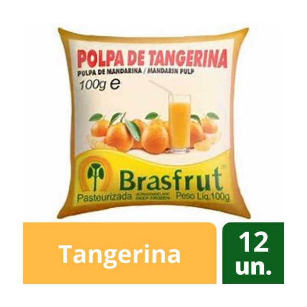 Polpa Fruta Tangerina 12x100Grs