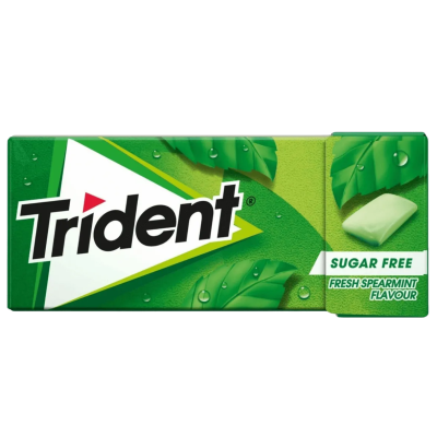 Trident - Pastilhas Elásticas Drageia Spearmint 14,5 Gr