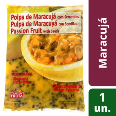 Polpa Maracuja C/ Sementes 500Grs