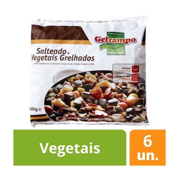 Salteado Vegetais Grelhados 6x600Grs "GC"
