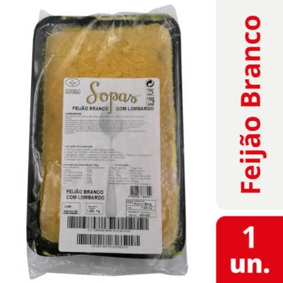Sopa Feij Branco C/ Lombardo "Brilha Alim" 1.25Kg