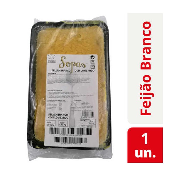 Sopa Feij Branco C/ Lombardo "Brilha Alim" 1.25Kg