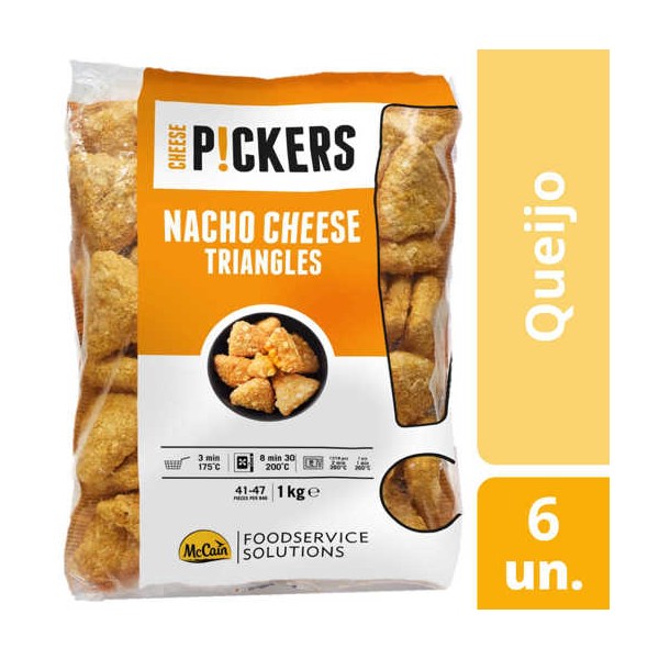 Triangulo Queijo Nacho "McCain" 6x1Kg