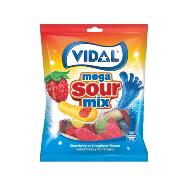 Vidal - Mega Sour Mix 90 Gr