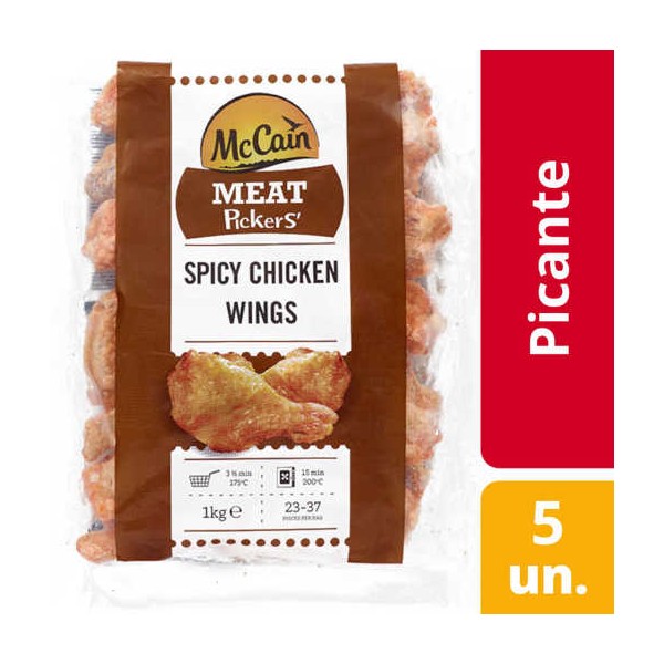 Asas Frango Spicy McCain 5x1Kg