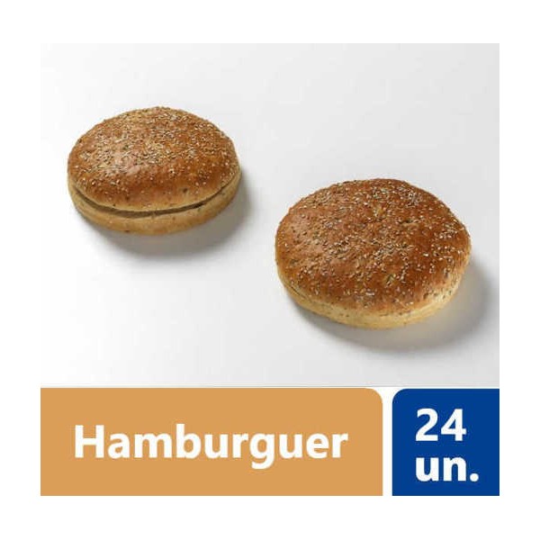 B&B Pão Hamburguer c/ Cereais 24x100Grs "CSM"