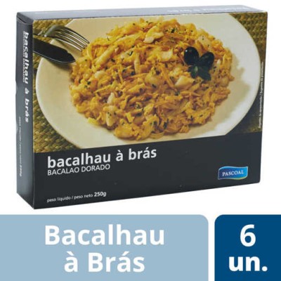 Bacalhau Brás 6x250g Pascoal | Base de Bacalhau