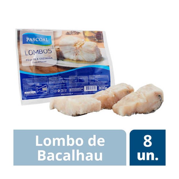Bacalhau Lombos "Pascoal" 8x800Grs