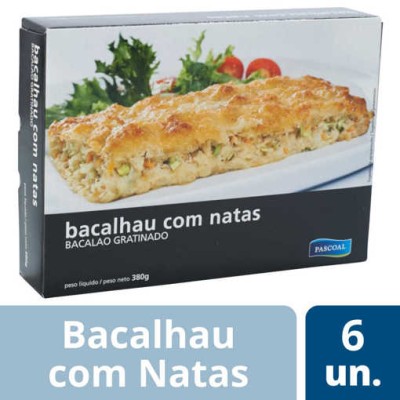 Bacalhau Natas 6x380g Pascoal | Base de Bacalhau