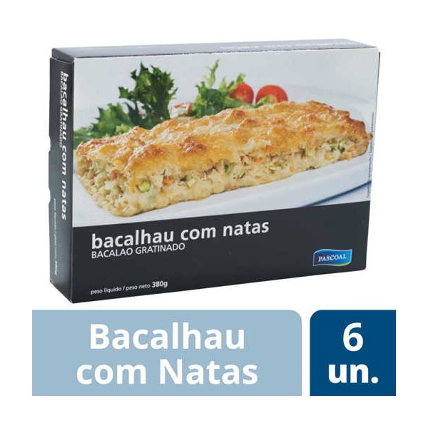 Bacalhau Natas 6x380Grs "Pascoal"