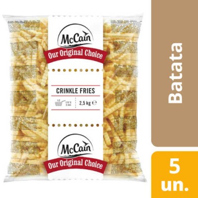 Batata Crinkle McC 5x2.5Kg