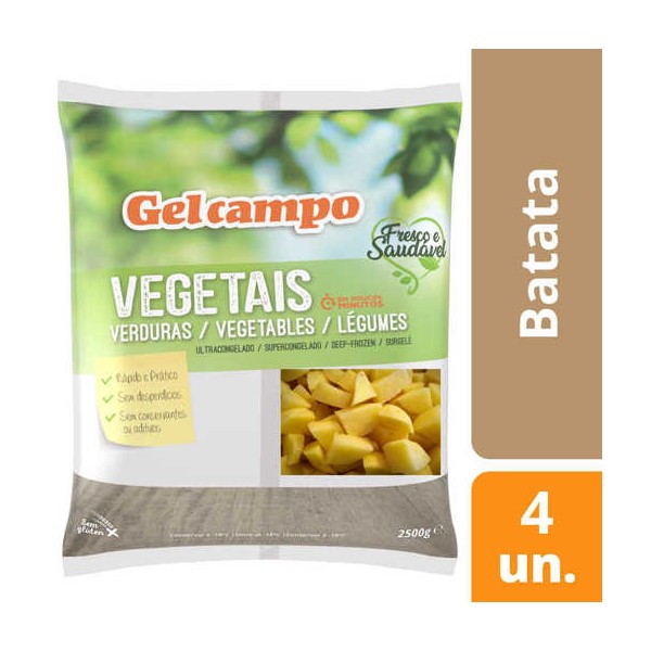 Batata Cubos Gelcampo 4x2.5Kg