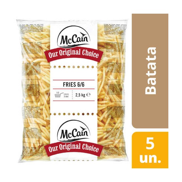 Batata Palitos 6/6 McC 5x2.5Kg (1614)
