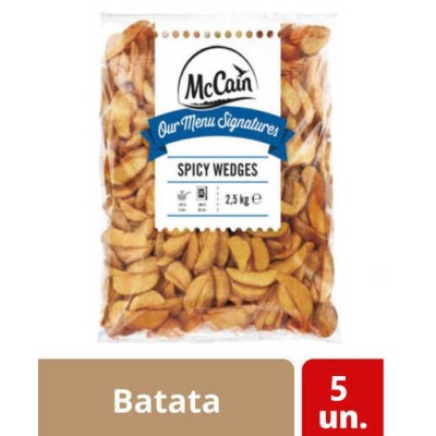 Batata Spicy Wedges 5x2.5Kg "McCain"