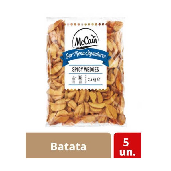 Batata Spicy Wedges 5x2.5Kg "McCain"