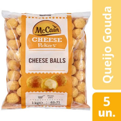 Bolinhas de Queijo Gouda McCain 6x1Kg
