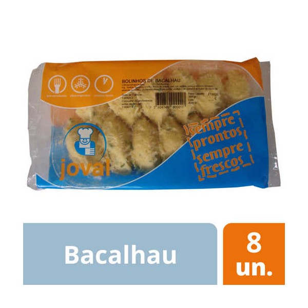 Bolinhos Bacalhau "Joval" 8xCvt(12Unds)