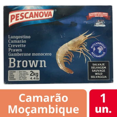 Camarão Moç. Brown 50/60 "Pescanova" 2Kg