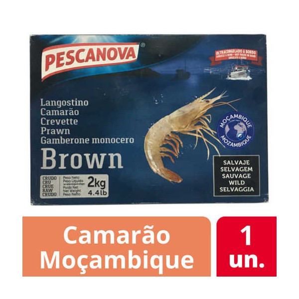 Camarão Moç. Brown 50/60 "Pescanova" 2Kg