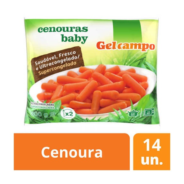 Cenoura Baby 14x300Grs "Gelcampo"