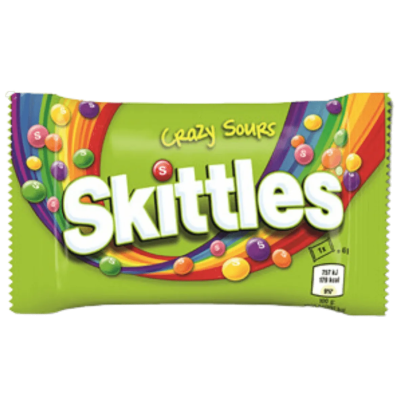 Skittles - Drageias Crazy Sours 38gr