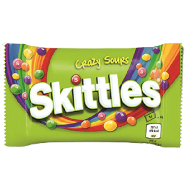 Skittles - Drageias Crazy Sours 38gr