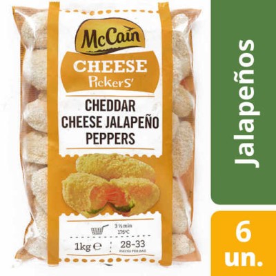 Cheddar Jalapenos "MCcain" 6x1KG
