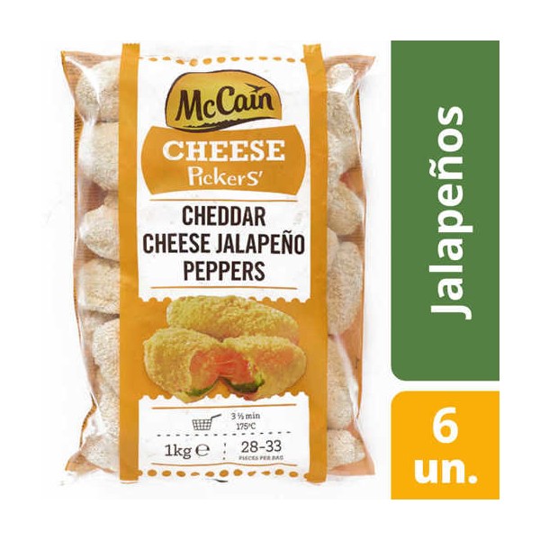 Cheddar Jalapenos "MCcain" 6x1KG