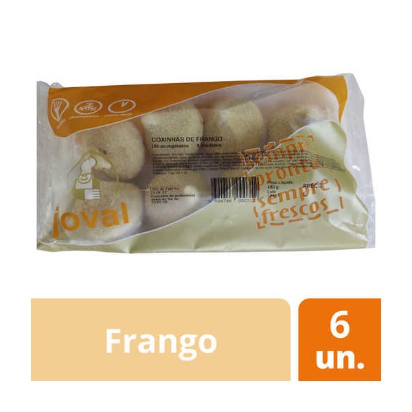 Coxinhas Frango 6x480Grs "Joval"