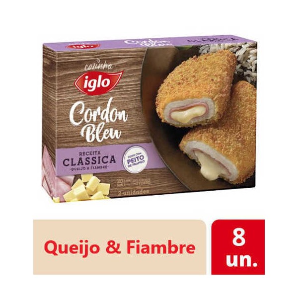 Crocantes Frango 2 Cordon Bleu Iglo 12x200Grs
