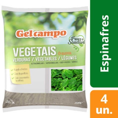 Espinafres Folhas 4x2.5Kg "GC"