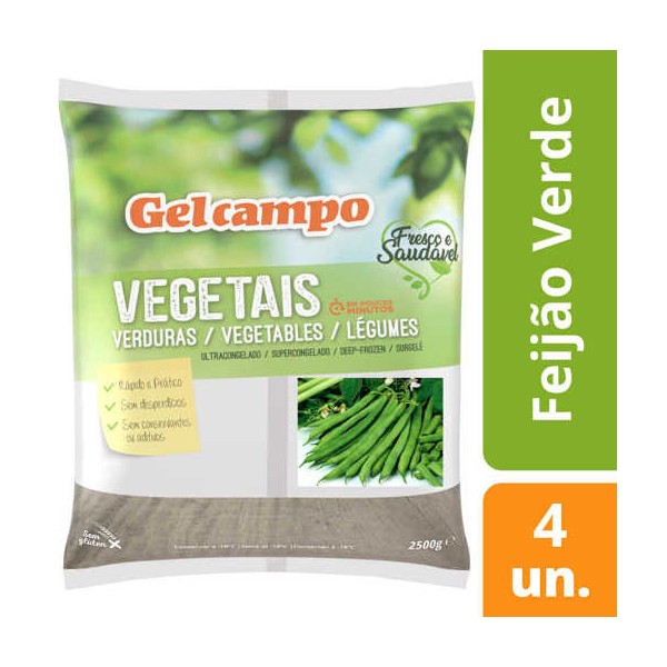 Feijao Verde Inteiro 4x2.5Kg "GC"