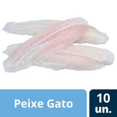 Filete Peixe Gato 170/220 "Brasmar" 10x800Grs