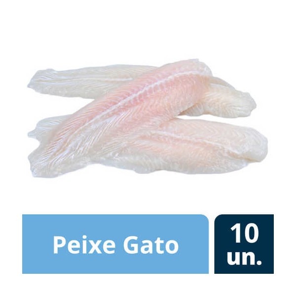 Filete Peixe Gato 170/220 "Brasmar" 10x800Grs