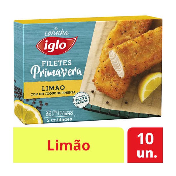 Filetes Primavera Limao Iglo 10x225Grs