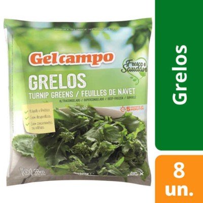 Grelos Folhas Porções 8x1Kg "GC"