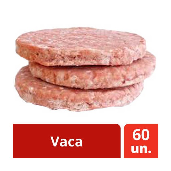 Hamburger 100% Vaca 60x100Grs "Pasfis"