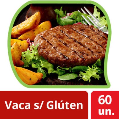 Hamburger Vaca Iglo s/ Gluten FS 60x90Grs - N