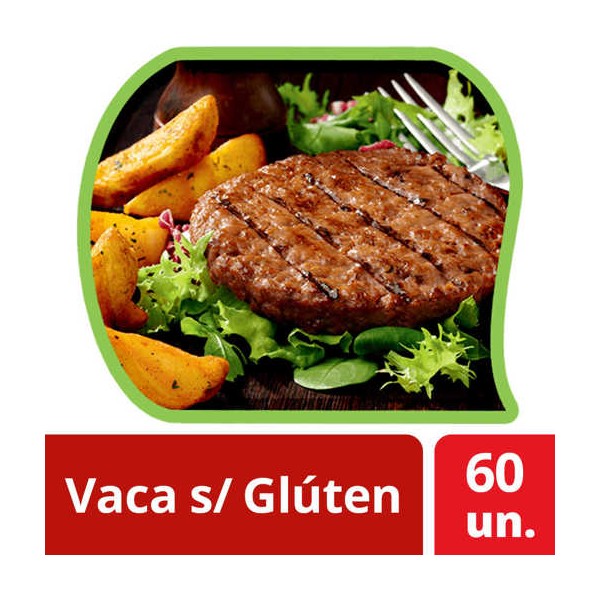 Hamburger Vaca Iglo s/ Gluten FS 60x90Grs - N