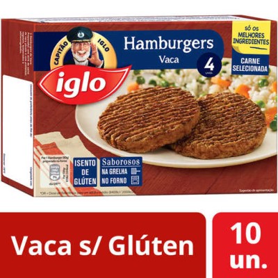Hamburger Vaca Iglo S/G 10x320gr