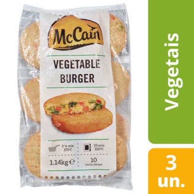 Hamburger Vegetal 3x1.14Kg McCain
