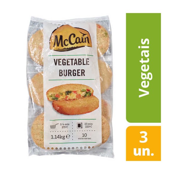 Hamburger Vegetal 3x1.14Kg McCain