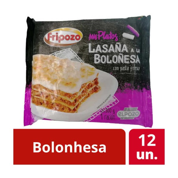 Lasanha Bolonhesa "Fripozo" 12x300Grs