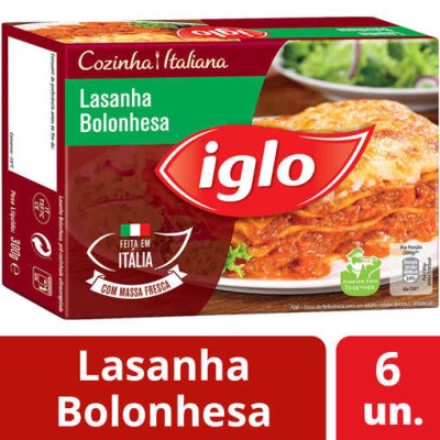Lasanha Bolonhesa Iglo 6x300Grs