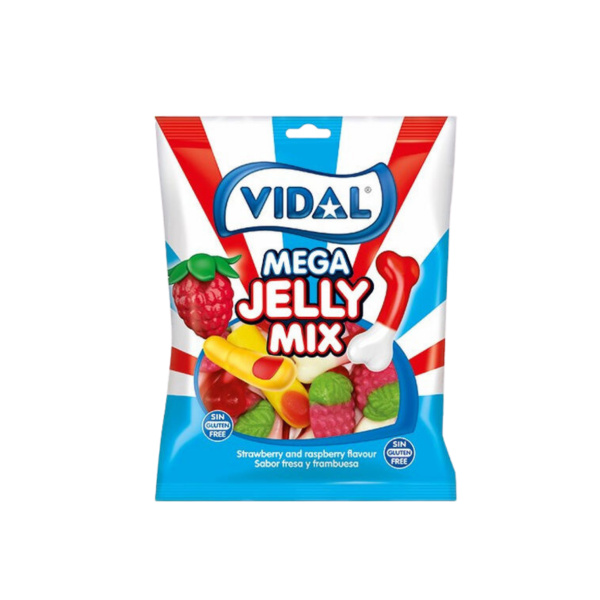 Vidal - Mega Jelly Mix 90 Gr