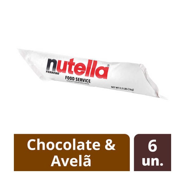 Nutella Pipping Bag FS 6x1000Grs