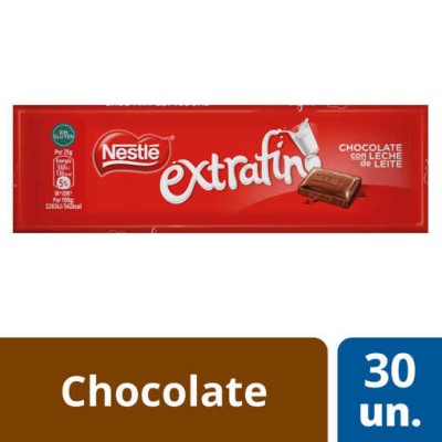 Tablete Choc. Leite Nestle 30x50Grs
