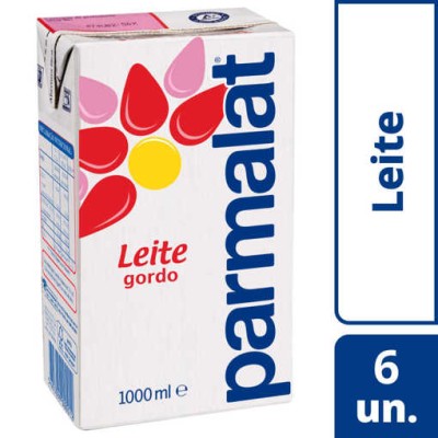 Leite Parmalat Gordo 6x1Lt