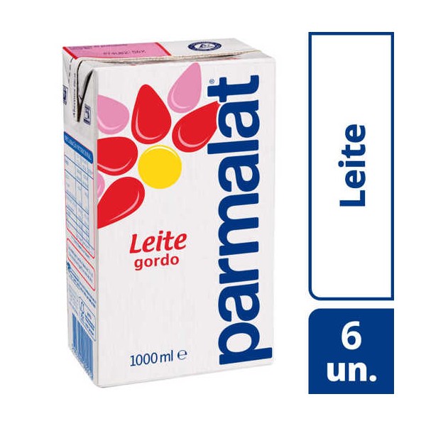 Leite Parmalat Gordo 6x1Lt