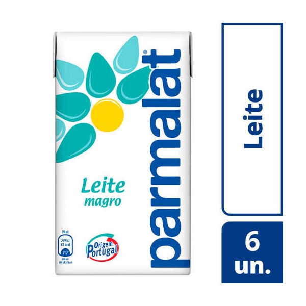 Leite Parmalat Magro 6x1Lt